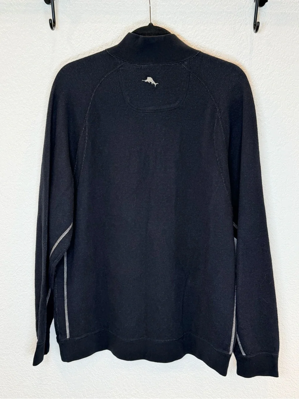 Tommy Bahama Reversible Half Zip Pullover NWT! in Midnight Oil size Large